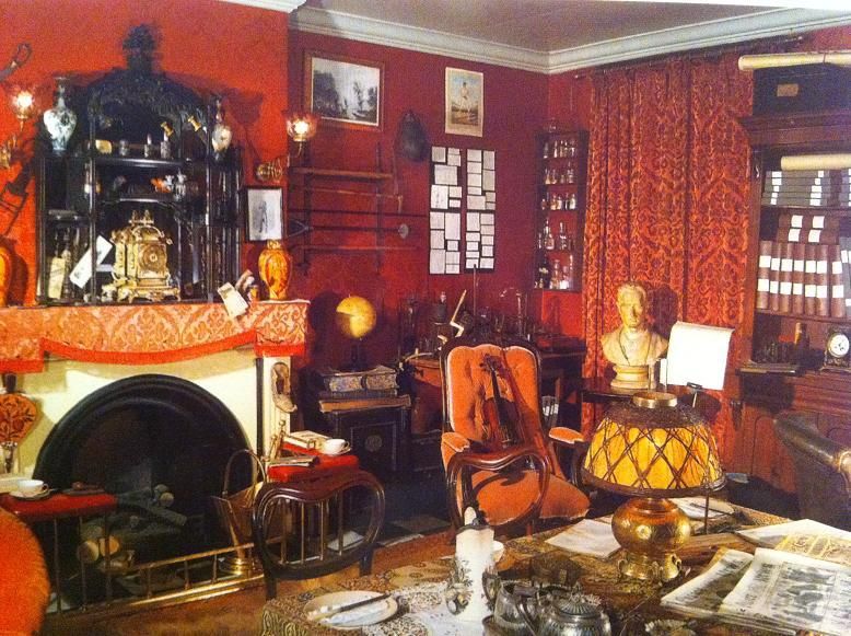 Reproduktion des Wohnzimmers in der 221b Baker Street