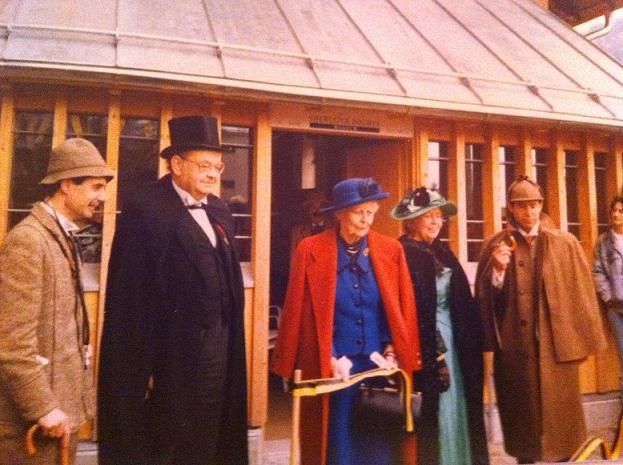 Eröffnung des Sherlock Holmes-Museums am 5. Mai 1991